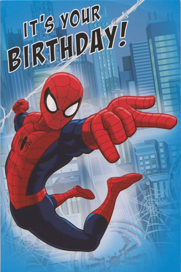 Spiderman Birthday Card Printable Printable Word Searches