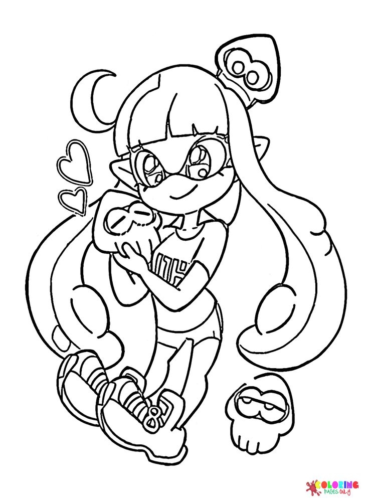 Splatoon Coloring Pages Coloring Pages For Kids And Adults Coloring