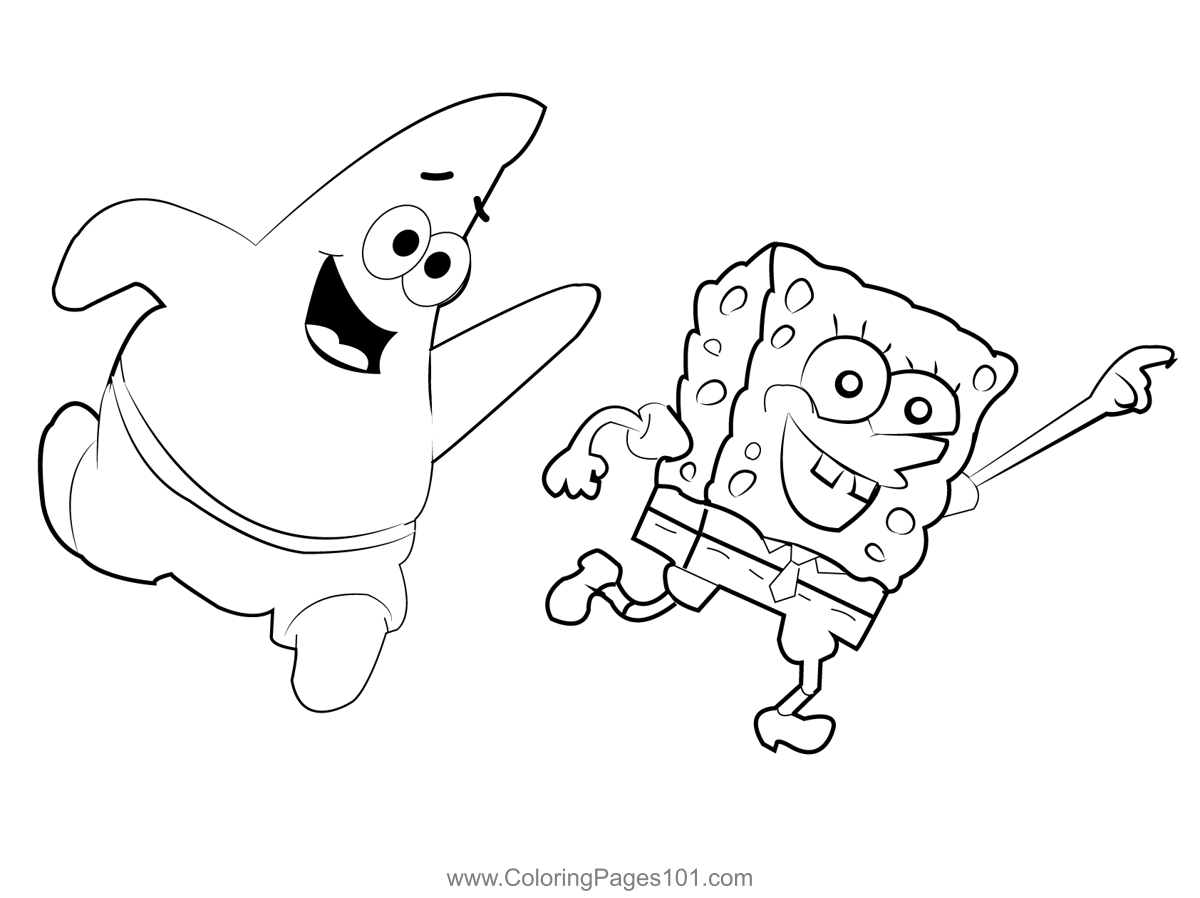Coloring Pages Of Spongebob Squarepants