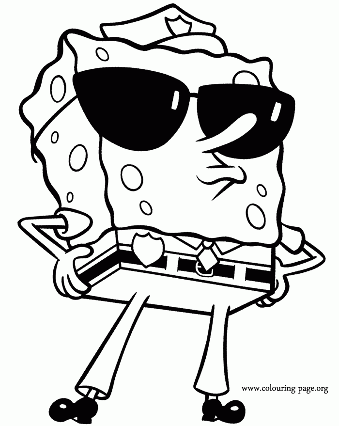 Sponge Bob Coloring Page