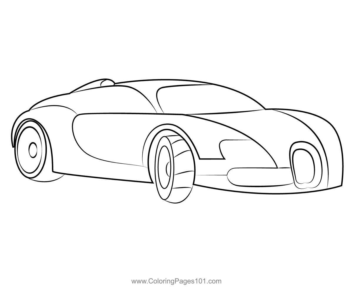 Sports Car Coloring Page For Kids Free Sports Cars Printable Coloring 