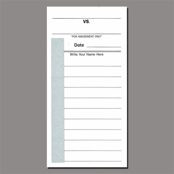 Sports Game 10 Line Strip Cards Doolins