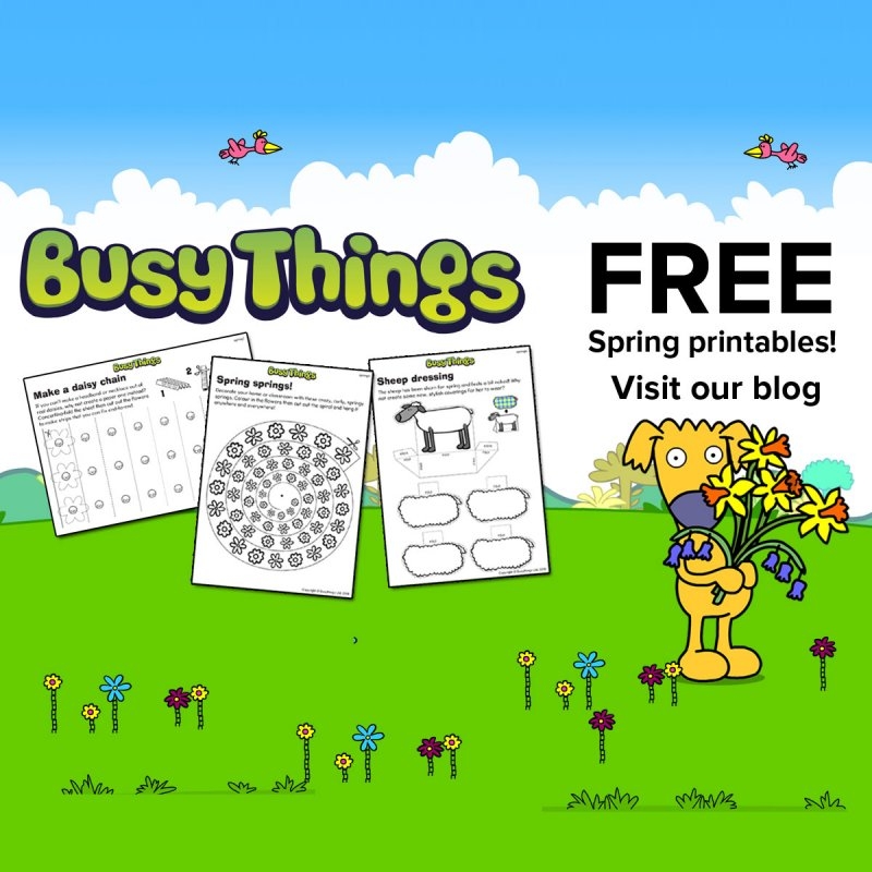 Spring Crafts For Kids FREE Printables From Busy Things