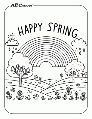 Spring Flower Coloring Pages Pre Free Printable Coloring Pages 