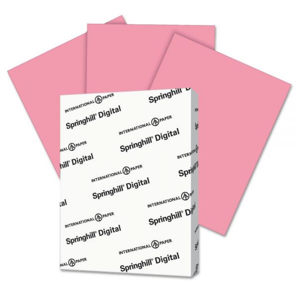 Springhill Index Digital Cherry Smooth 110 Lb Card Stock 8 5x11 In