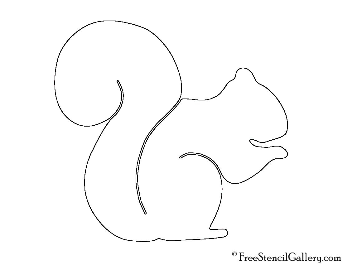 Squirrel Template Free Printable Content Calendar Template