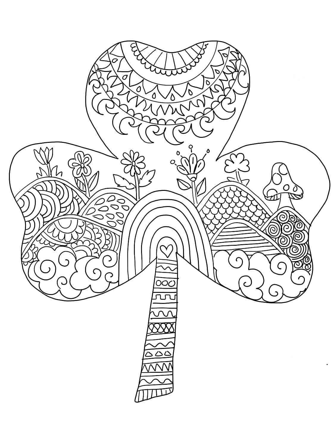 free saint patrick's day coloring pages
