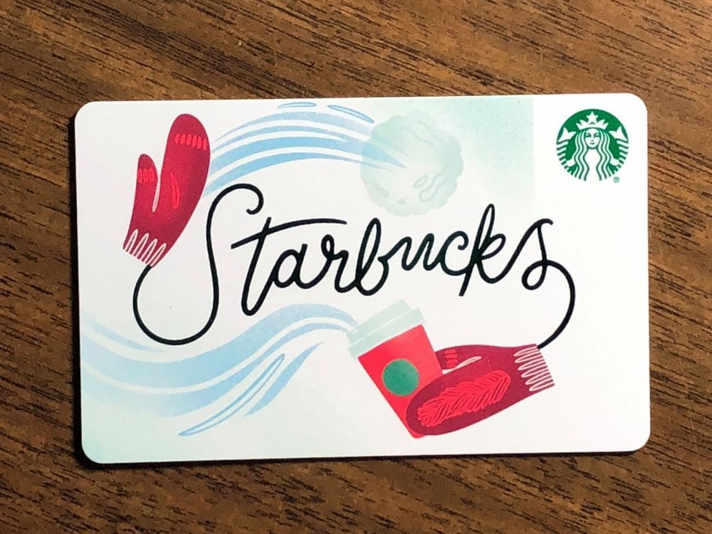 Starbucks Gift Cards Printable For Christmas
