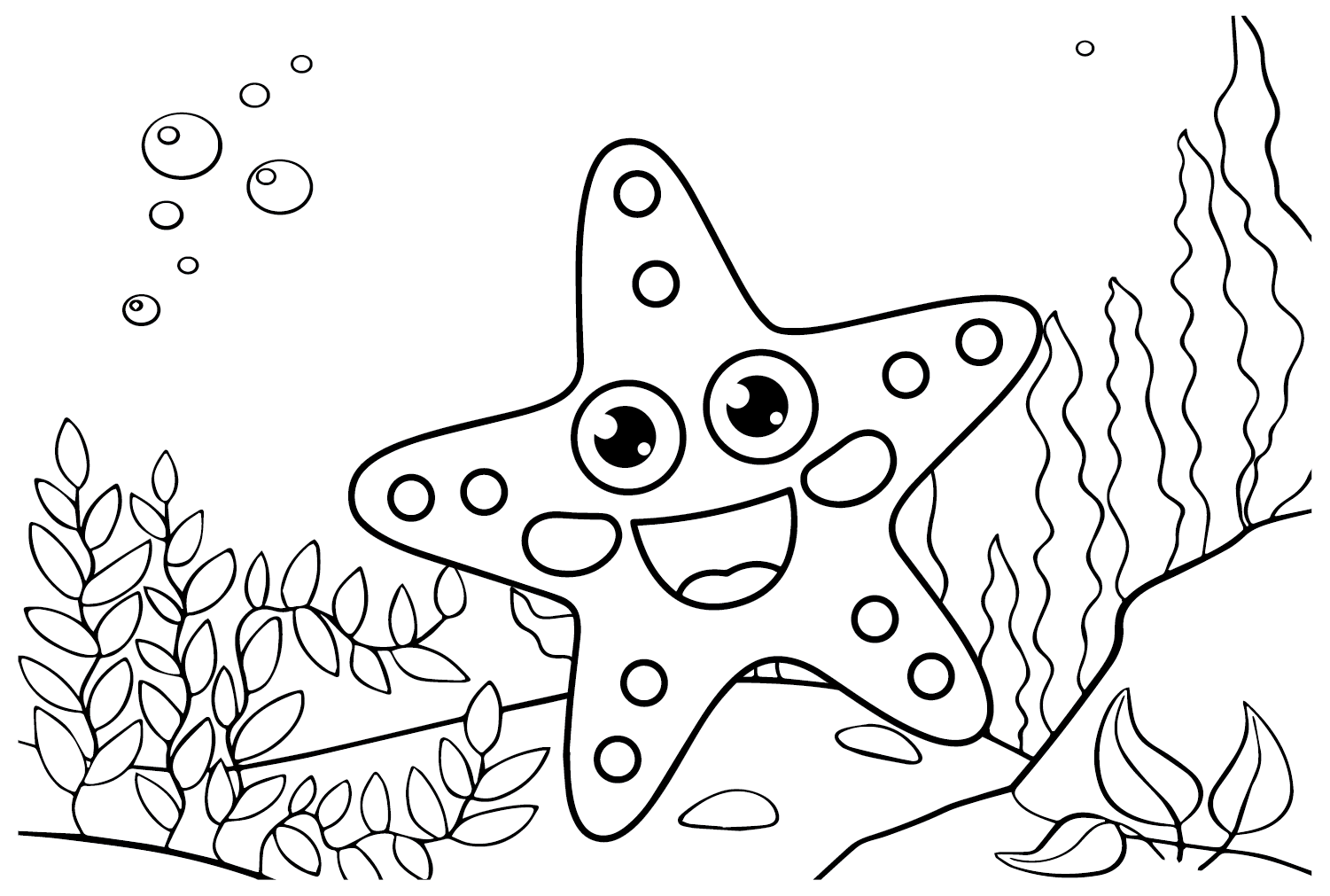Starfish Color Page