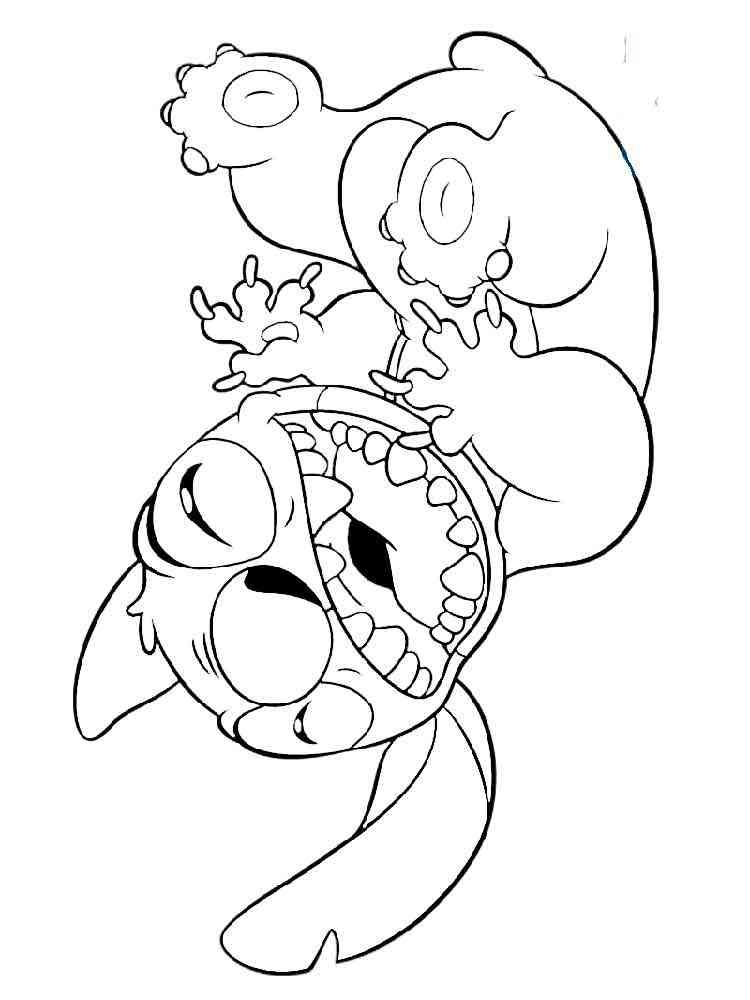 Stitch Coloring Pages