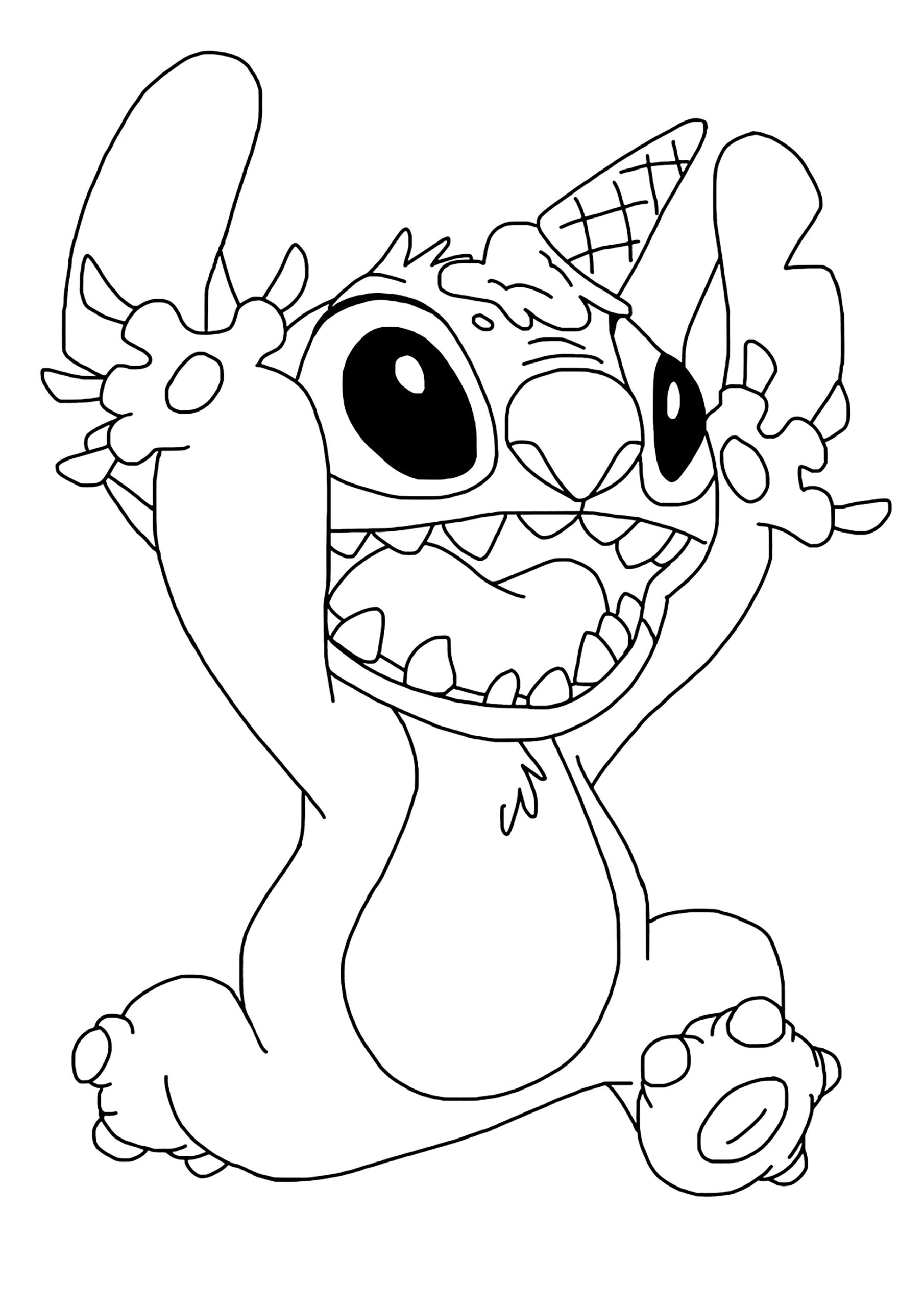 Stitch Dropped His Ice Cream On His Head Lilo And Stitch Kids
