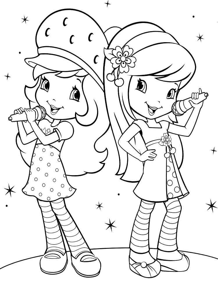 Strawberry Shortcake Coloring Pages