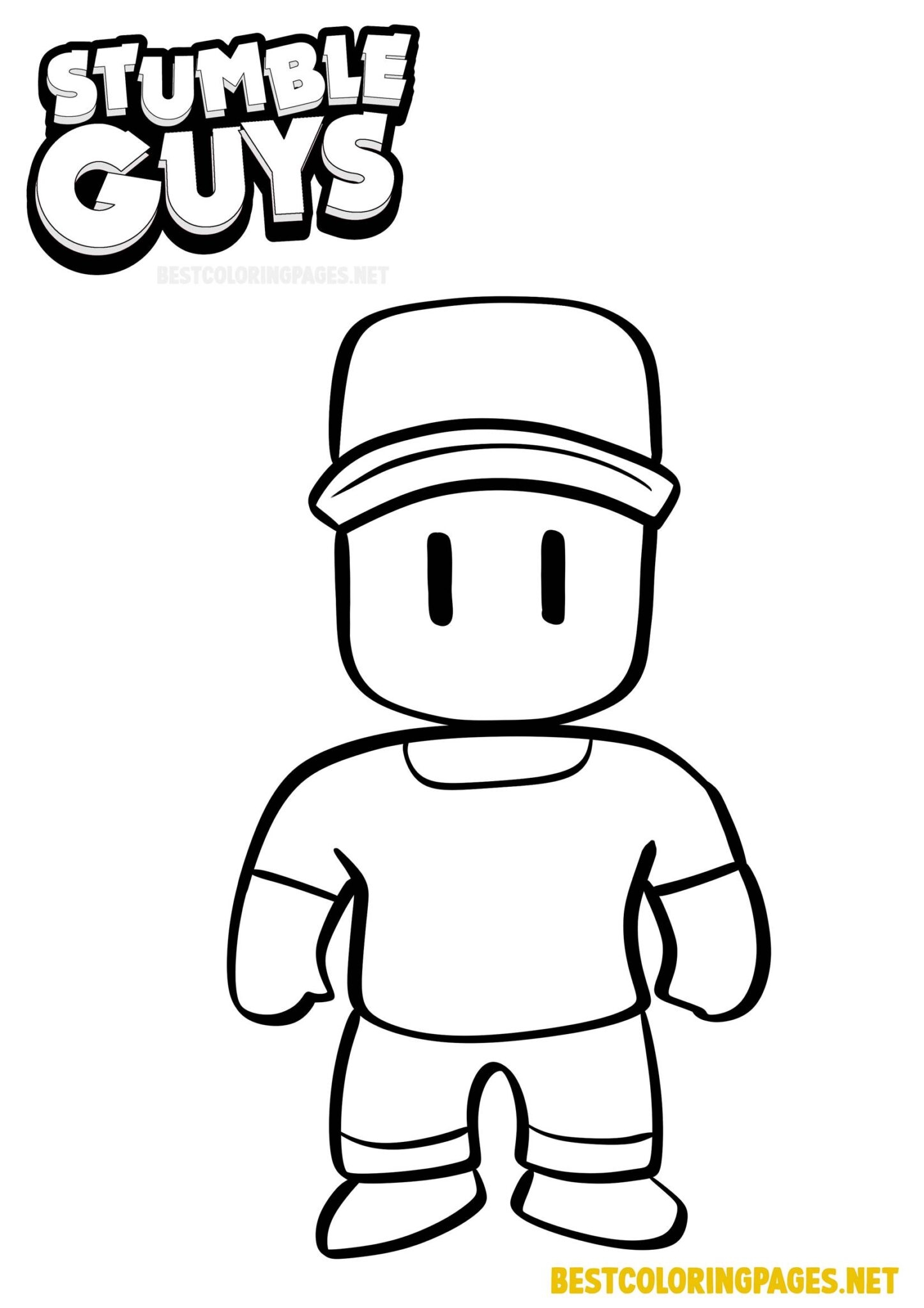 Stumble Guys Coloring Pages Bestcoloringpages