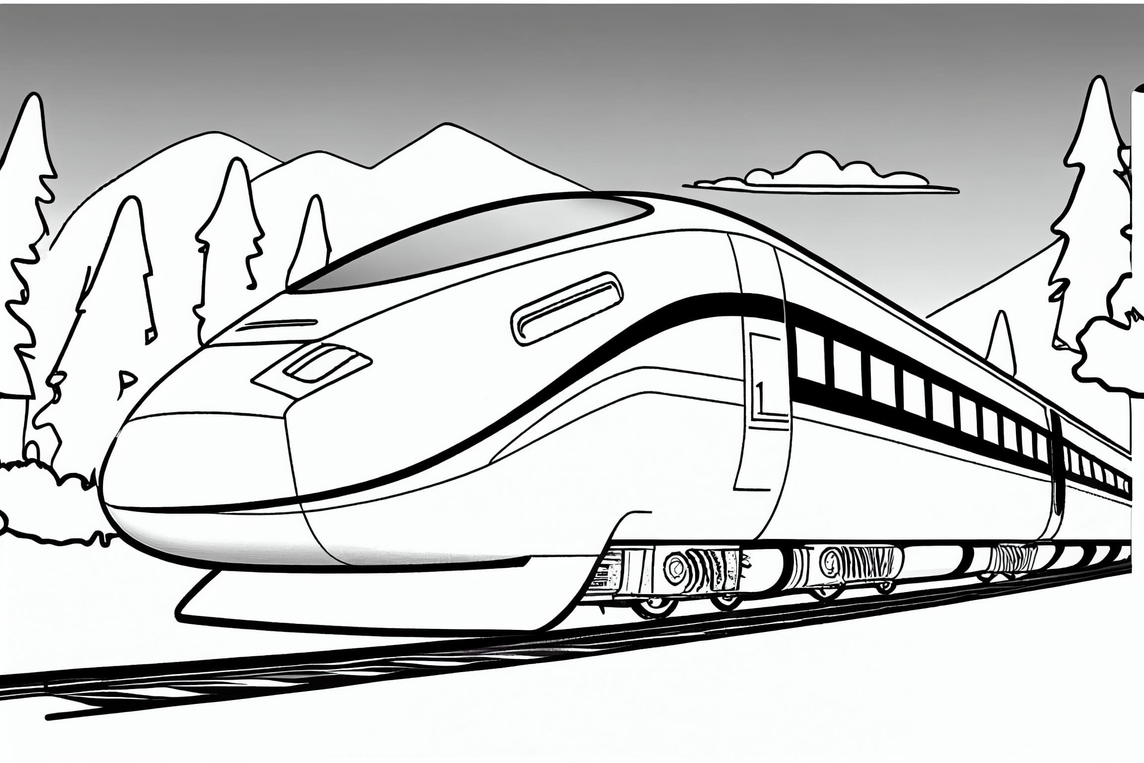 Subway Train Coloring Pages Coloring Nation