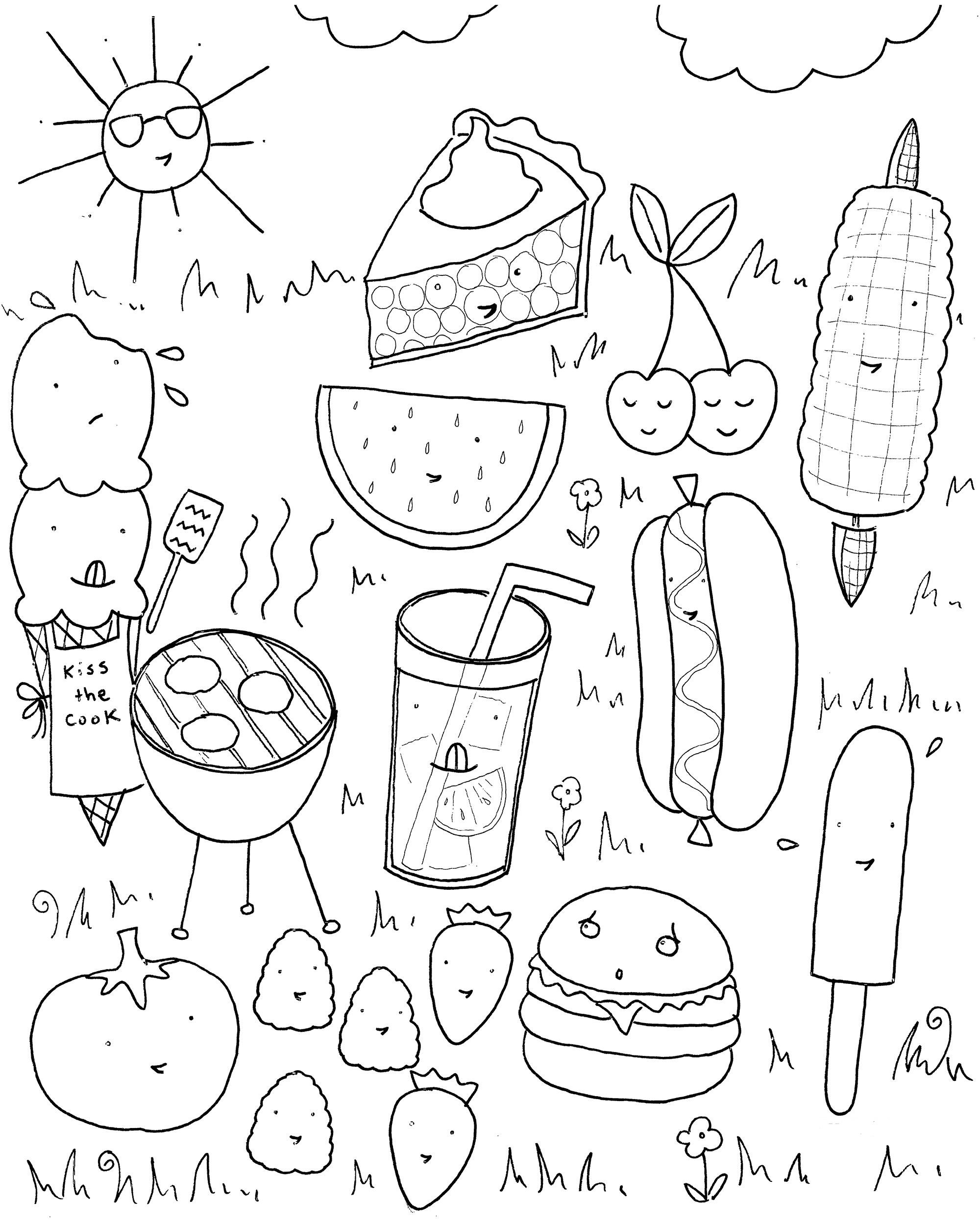 Coloring Pages For Kids Summer