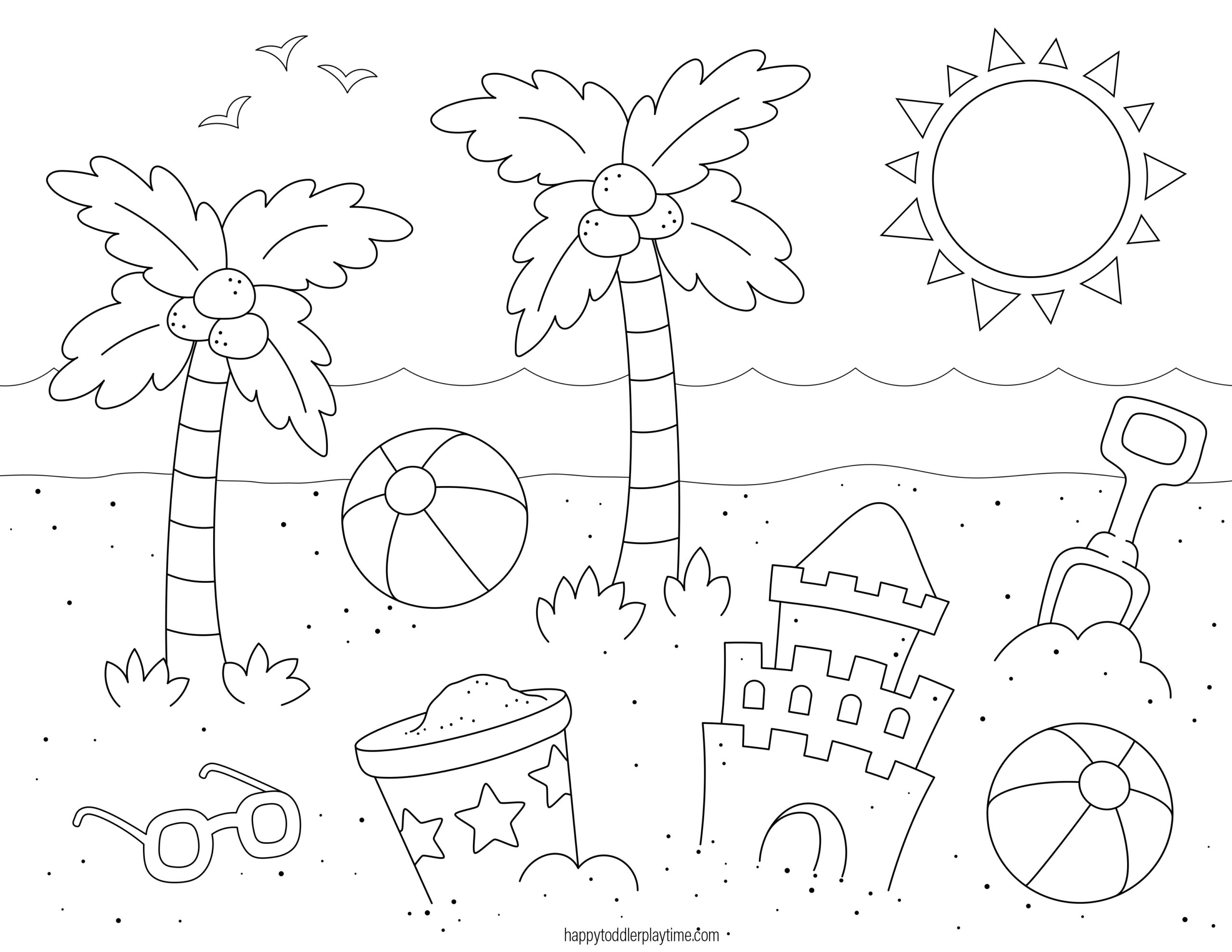 Summer Colouring Sheets For Kindergarten Infoupdate