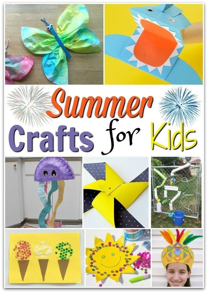 summer crafts for kindergarten printable