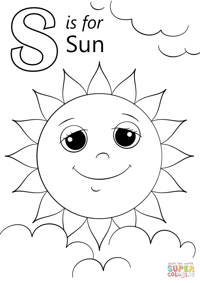 Sunshine Coloring Page At GetColorings Free Printable Colorings 