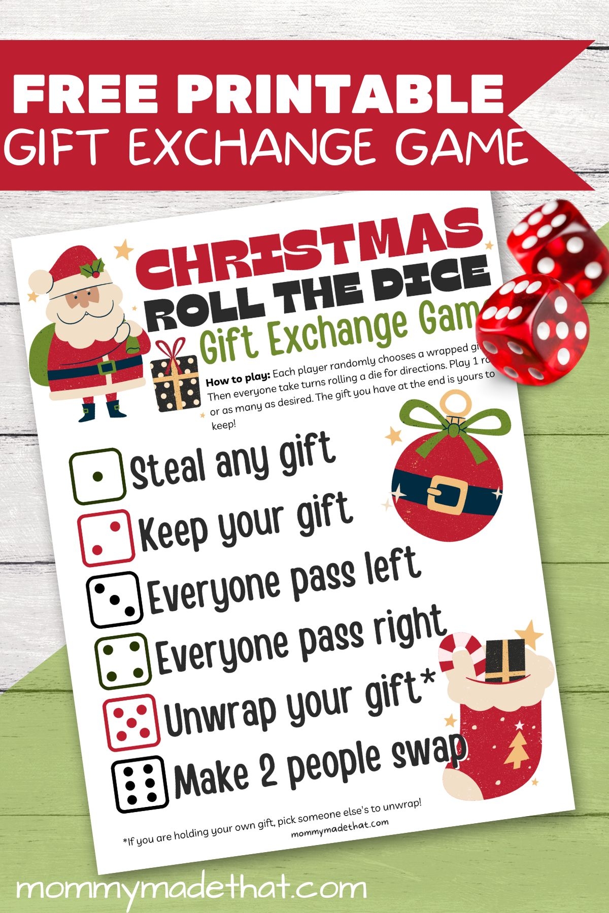 Super Cute Printable Christmas Gift Exchange Game Hot Sex Picture
