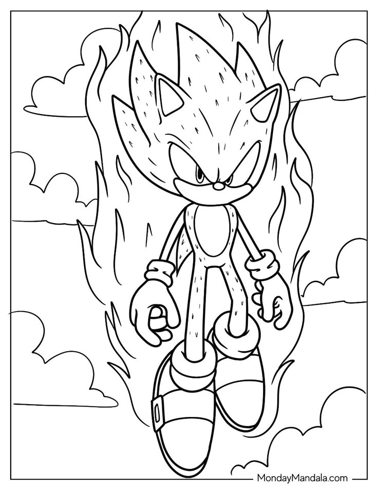 Super Sonic Color Page