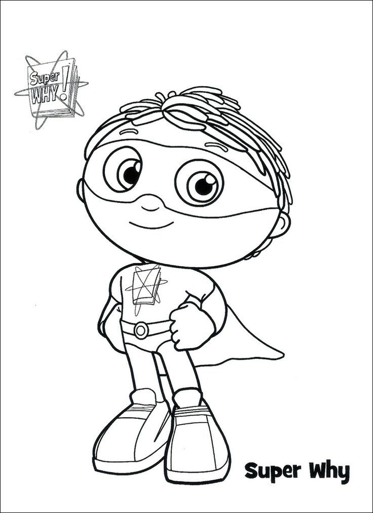 Super Why Coloring Pages Coloring Home