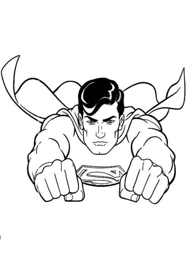 free superman coloring pages
