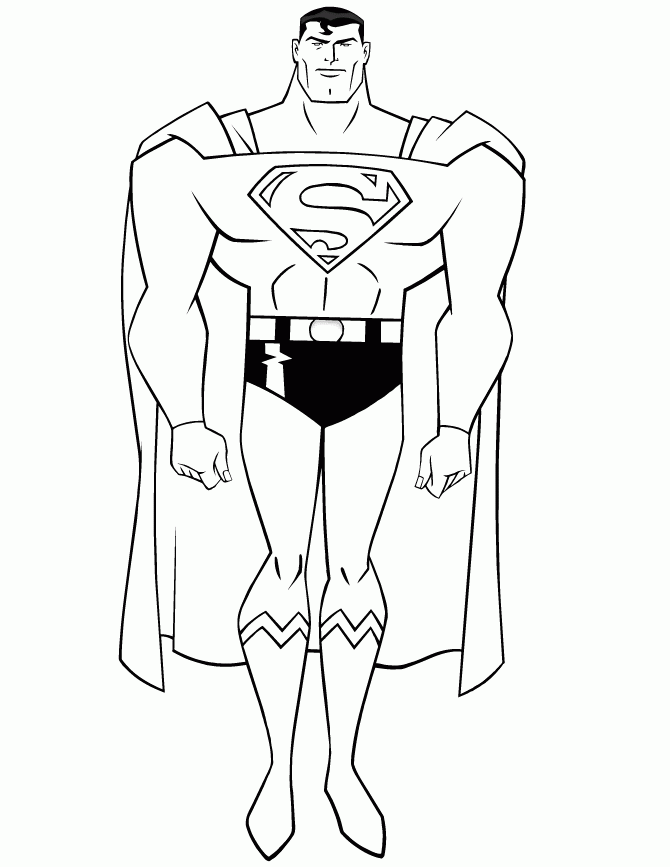 Superman Coloring Pages To Download And Print For Free
