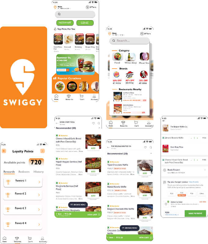 Swiggy Homepage Redesign Figma Community