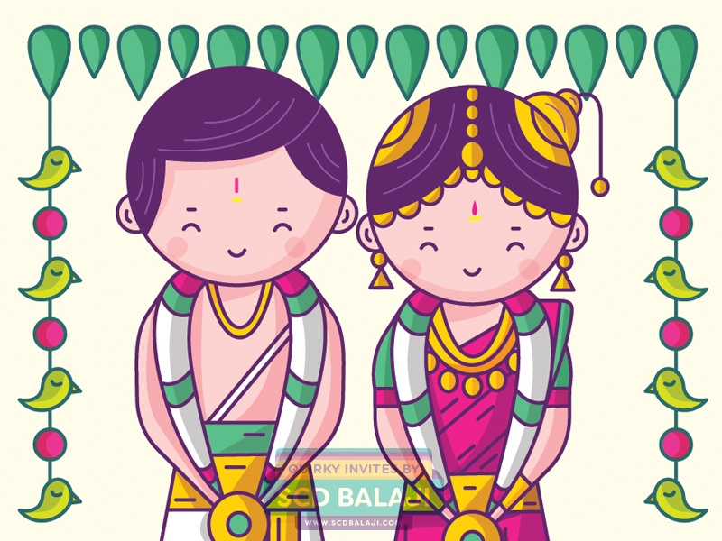 Tamil Brahmin Iyengar Wedding Invitation By SCD Balaji On Dribbble