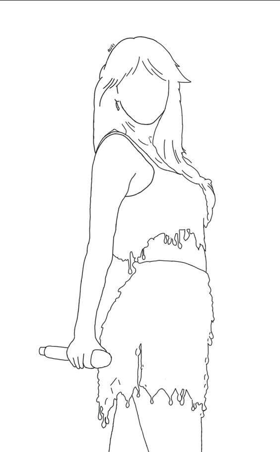 Taylor Swift Coloring Pages Free Printable PDF 
