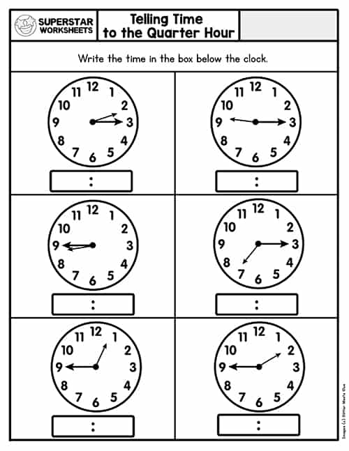 Telling Time Worksheets Superstar Worksheets Worksheets Library