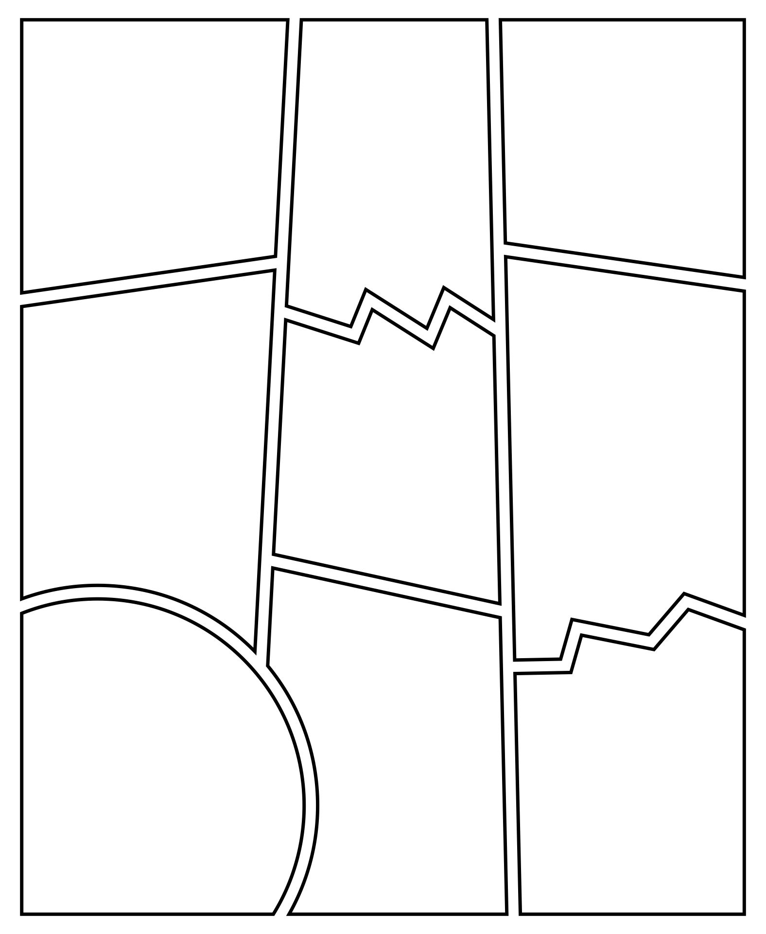 Template For Comic Strip Free Printable Printable Templates