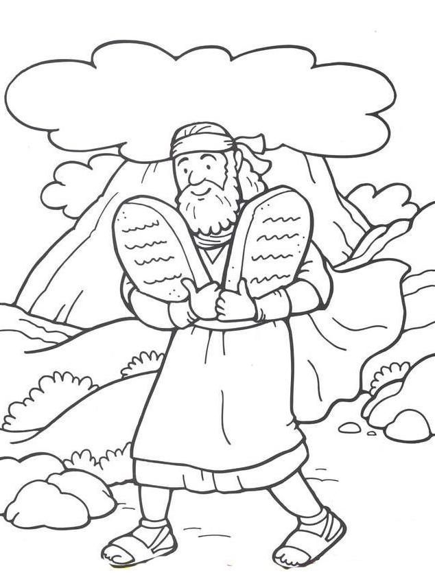 Ten Commandments Coloring Pages Coloring Home