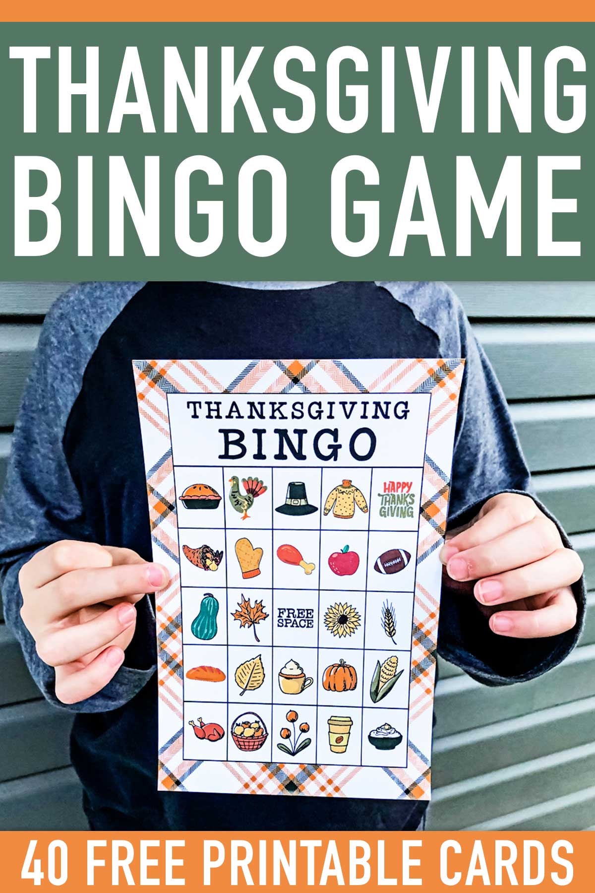 24 printable thanksgiving bingo cards