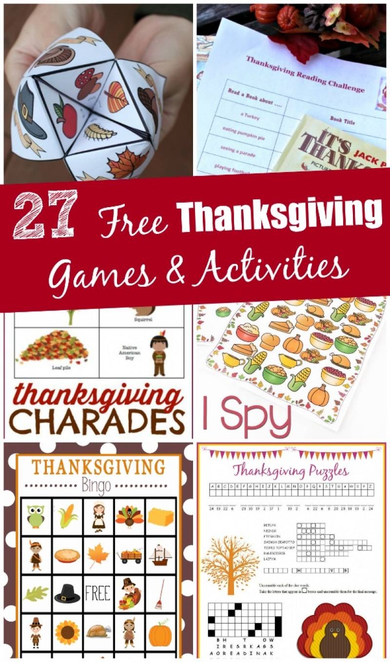printable thanksgiving games for family