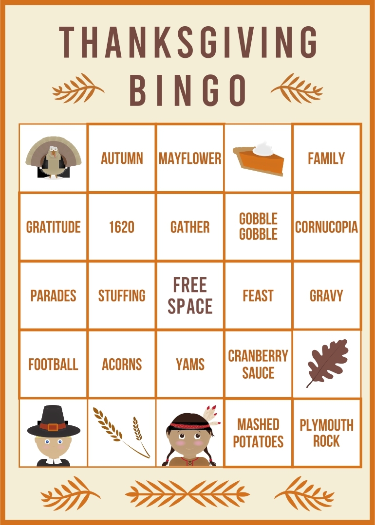 Thanksgiving Games For Family 10 Free PDF Printables Printablee