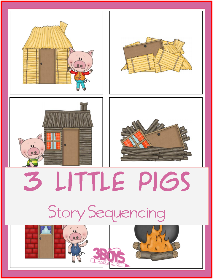 6 step story sequencing cards printable