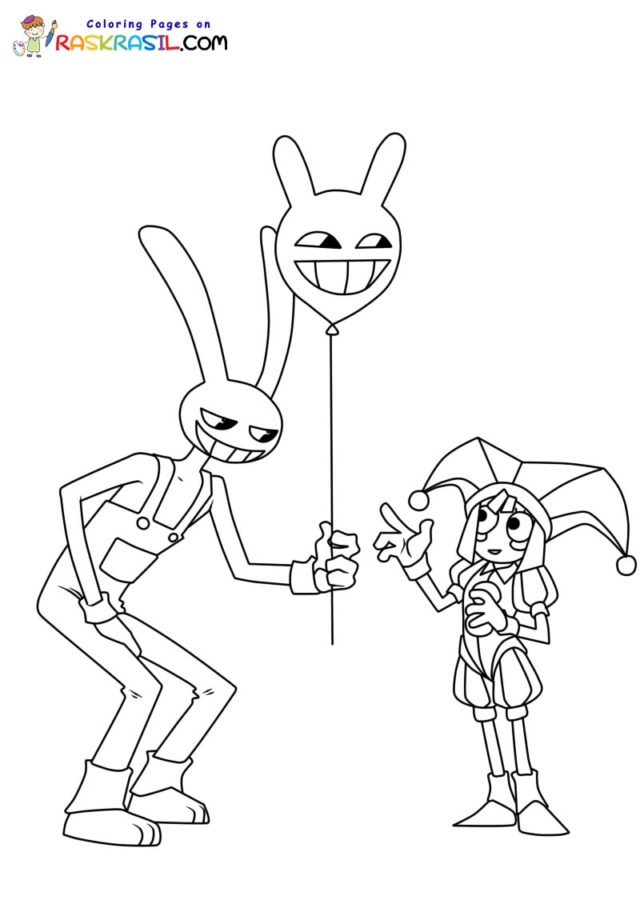 The Amazing Digital Circus Coloring Pages