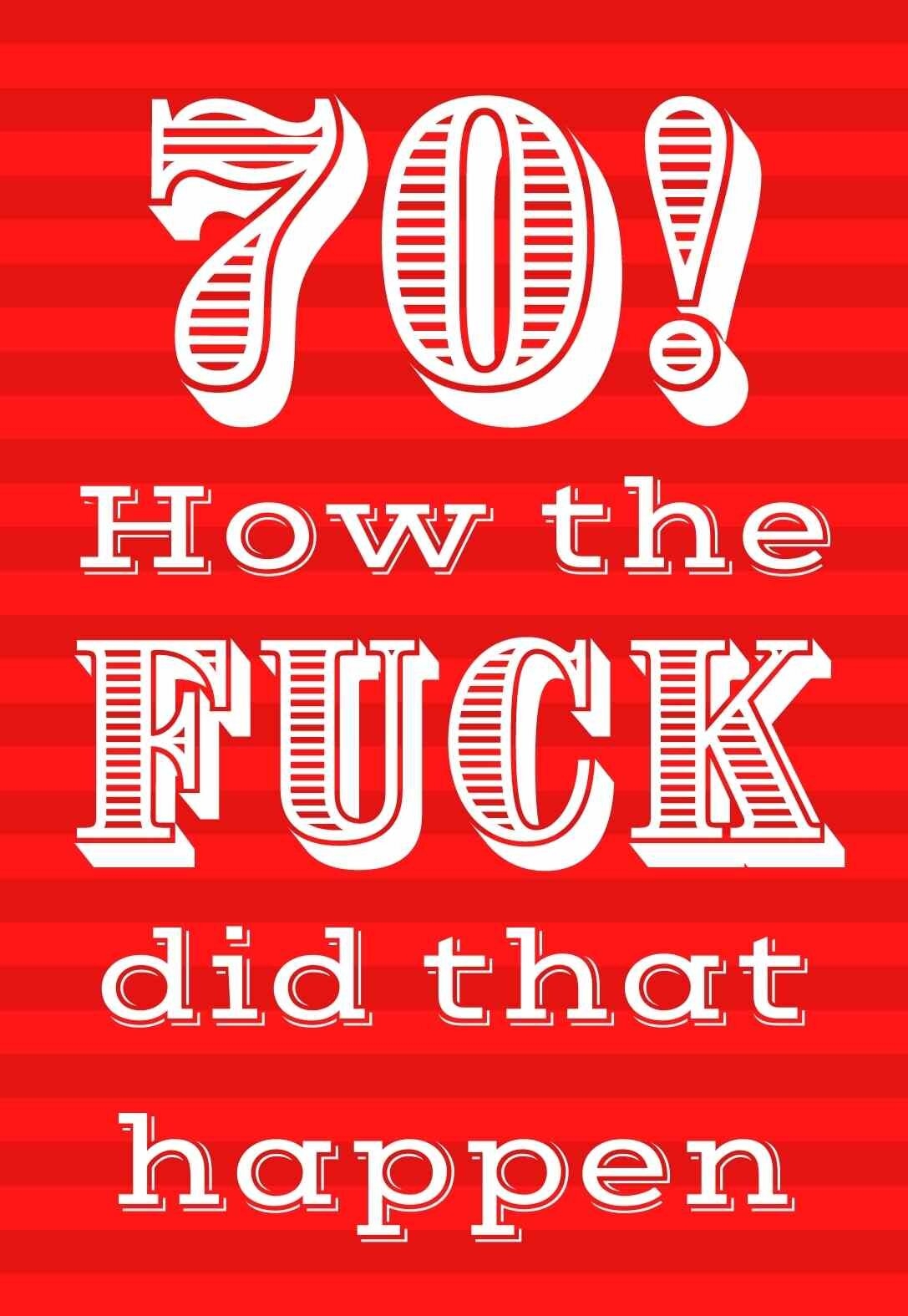 The Best Printable 70th Birthday Cards free PRINTBIRTHDAY CARDS