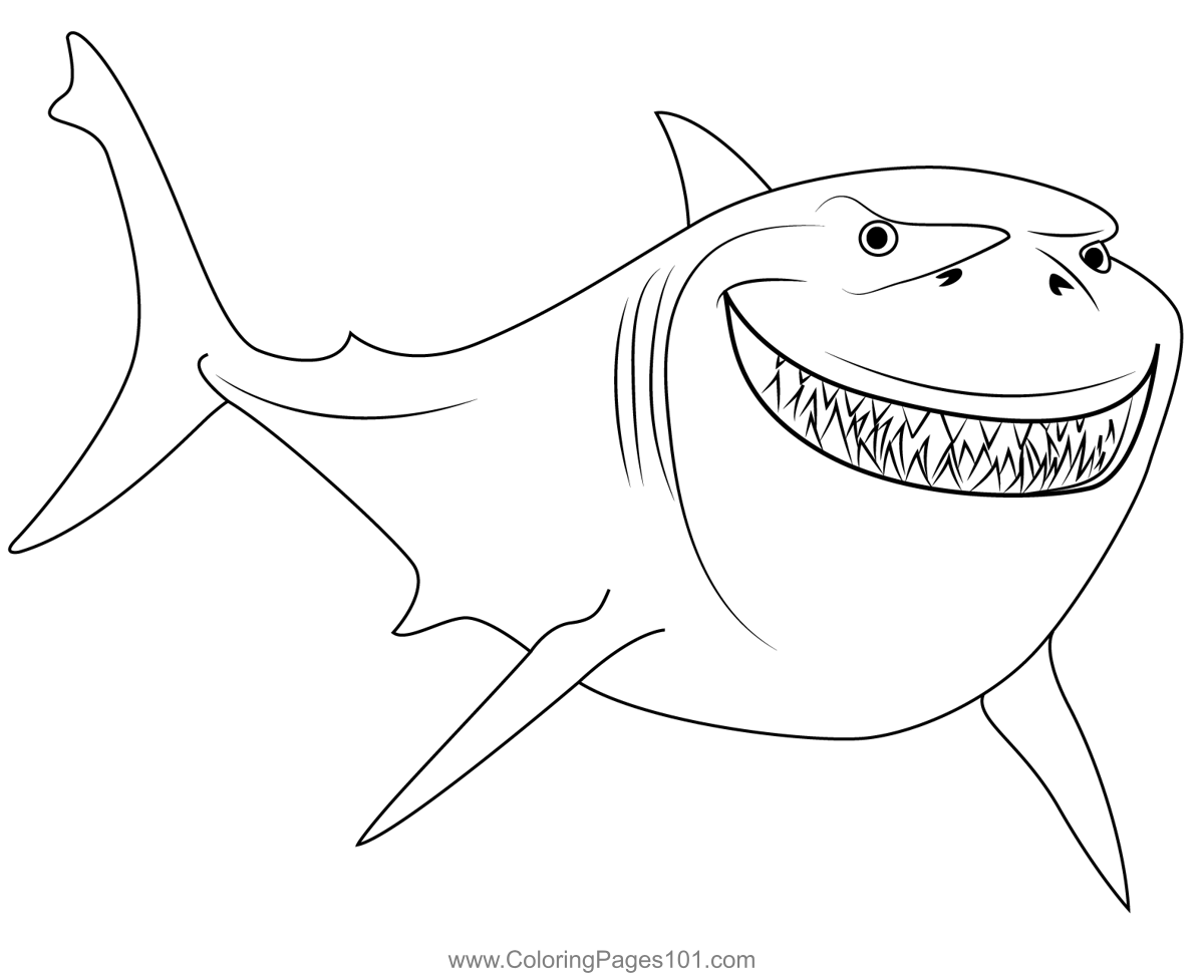 free finding nemo coloring pages