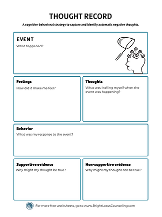 free therapy worksheets pdf