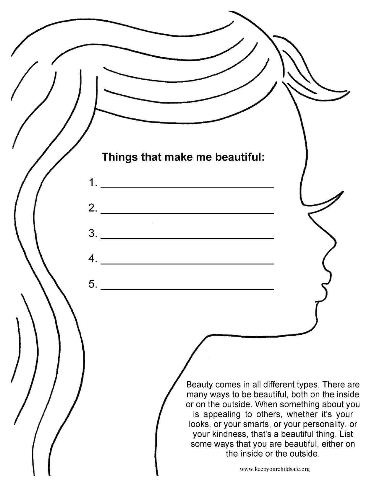 Therapy Worksheets For Low Self Esteem AlphabetWorksheetsFree