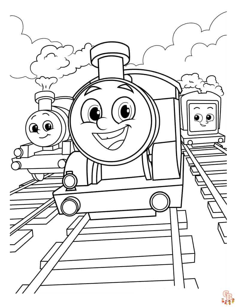 Thomas Coloring Pages Free Printable And Easy To Color