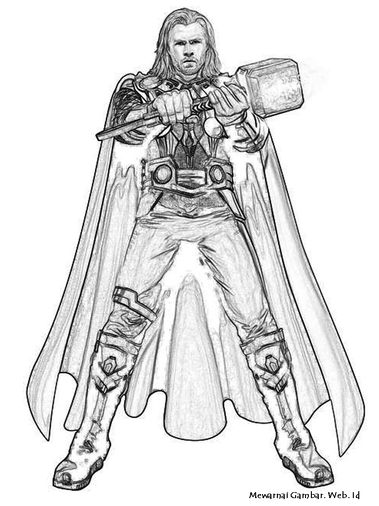 Thor Coloring Pages Coloring Pages