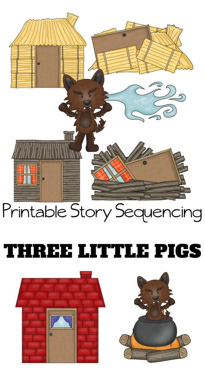 Three Little Pigs Story Sequencing Printable Cards Artofit