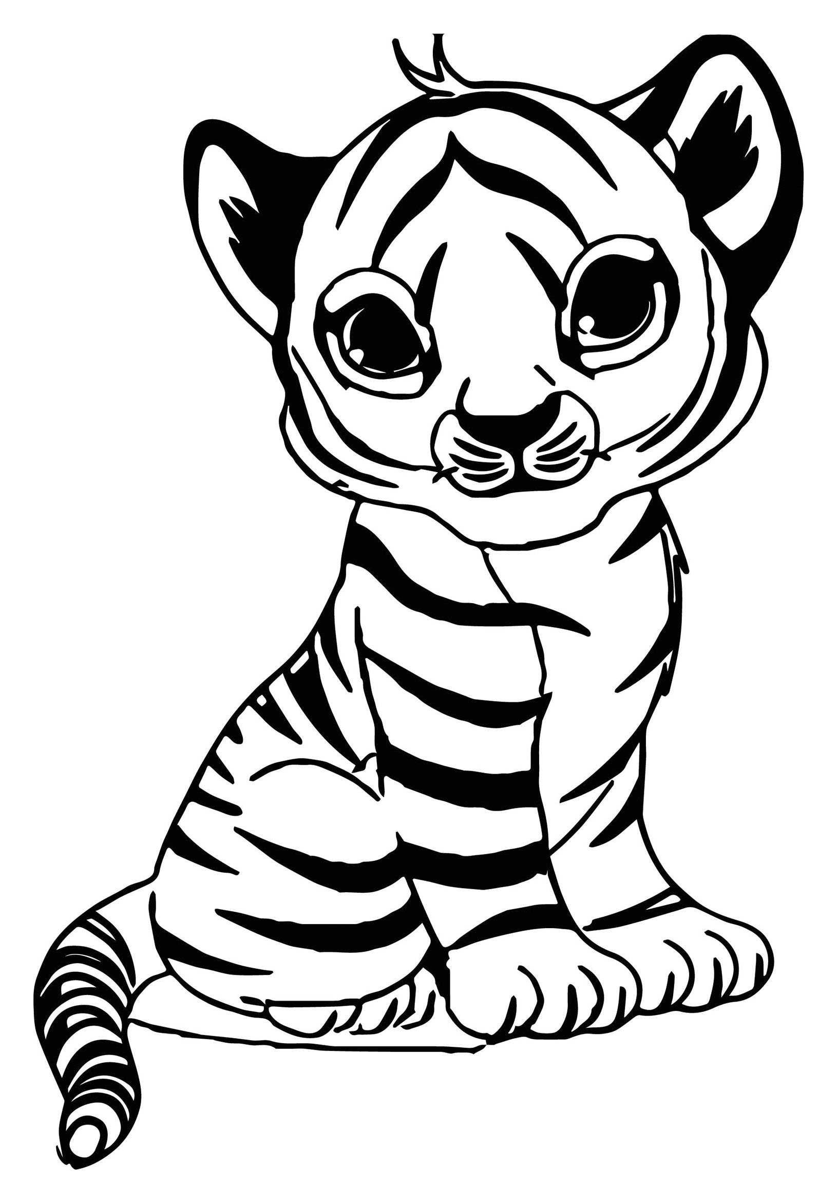 Tiger Coloring Pages Printable