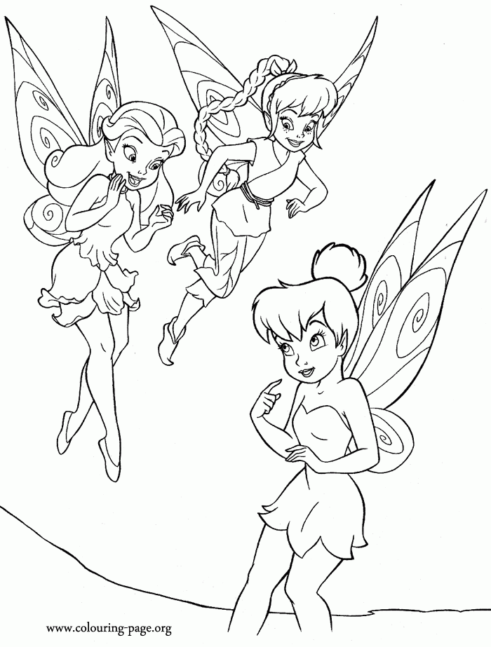 Tinker Bell Coloring Pages Coloring Home