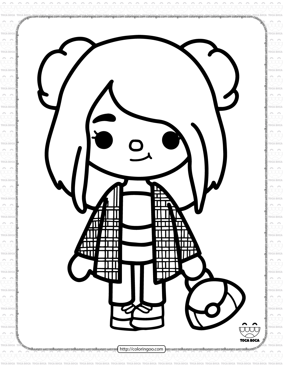 Toca Life Coloring Pages 8 Fondo De Pantalla De Anime Iphone