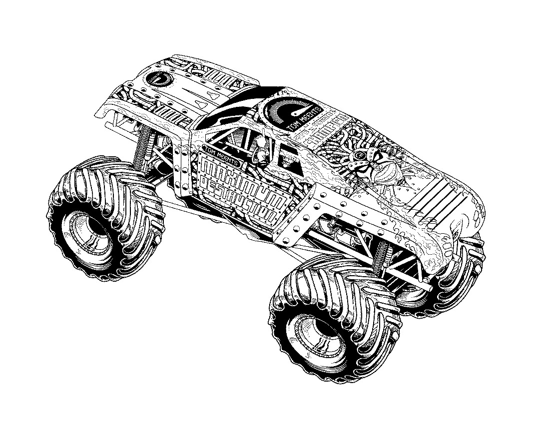 Trucks Coloring Page
