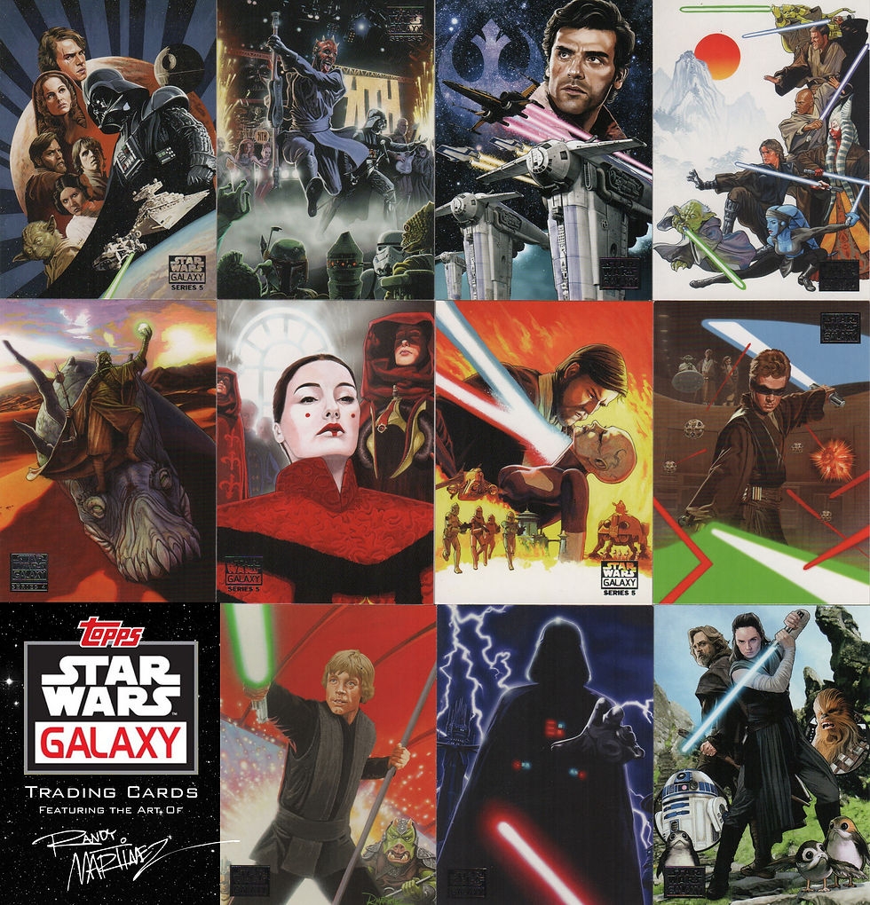 Topps Star Wars Galaxy Base Trading Cards By Randy Martinez Randy 